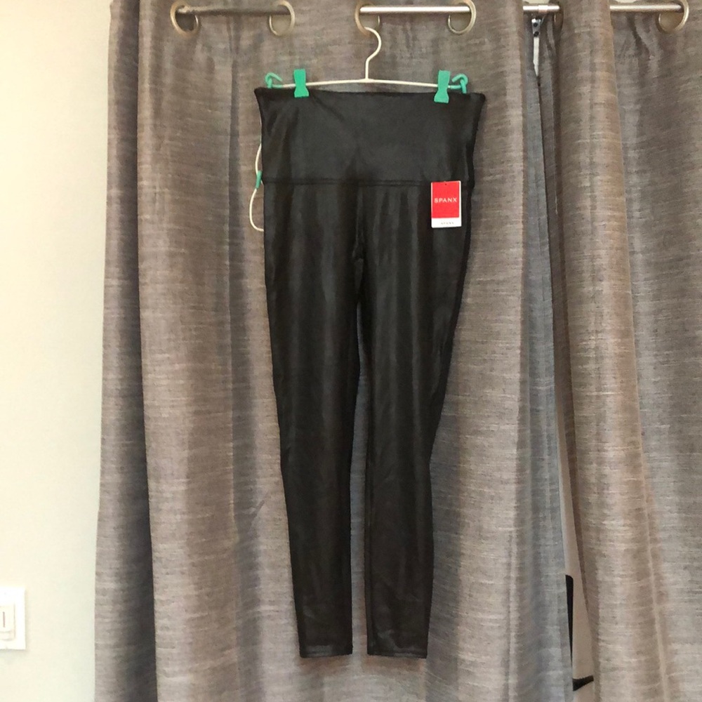 Spanx faux leather leggings